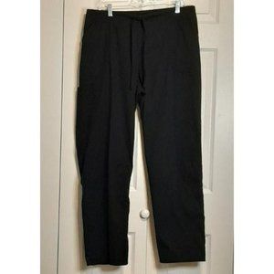 🍒 ScrubStar Black Tie Front Scrub Pant L